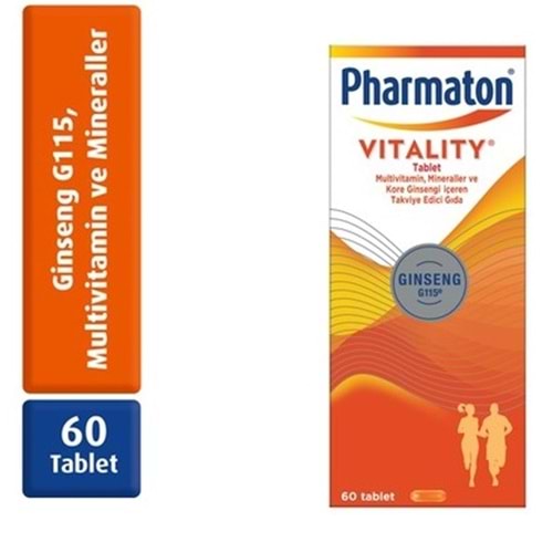PHARMATON VITALITY 60 TABLET