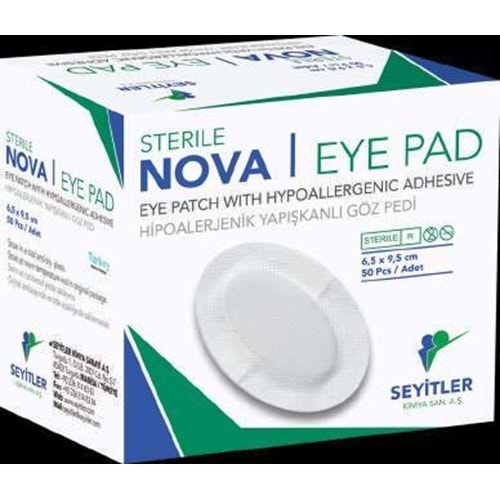 NOVA EYE PED YETİŞKİN GÖZ PEDİ 50 Lİ KUTU