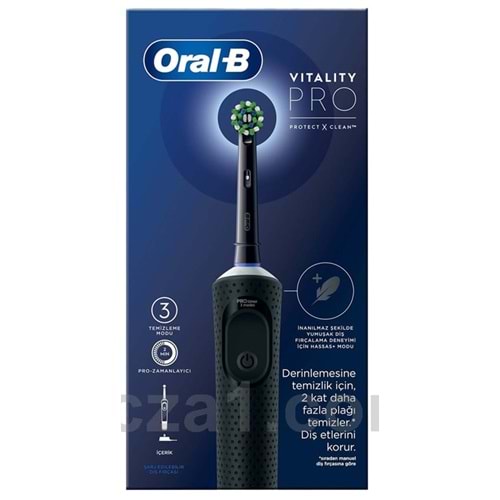 ORAL-B ŞARJLI DİŞ FIRÇASI PRO SİYAH