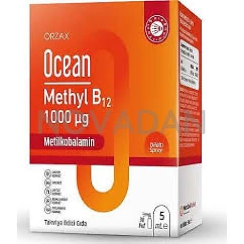 OCEAN METHYL B12 1000 MCG 5 ML DİLALTI SPREY 30 PUF