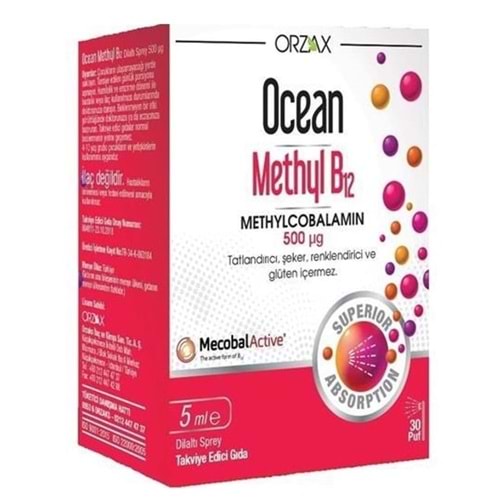 OCEAN METHYL B12 500 MCG 5 ML SPREY 30 PUF