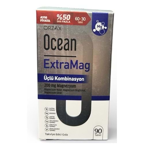 OCEAN EXTRAMAG MAGNEZYUM 90 TABLET