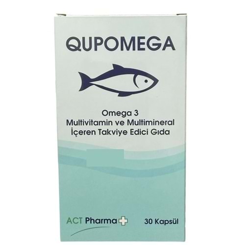 ACT PLUS QUPOMEGA OMEGA 3 MULTİVİTAMİN 30 KAPSÜL
