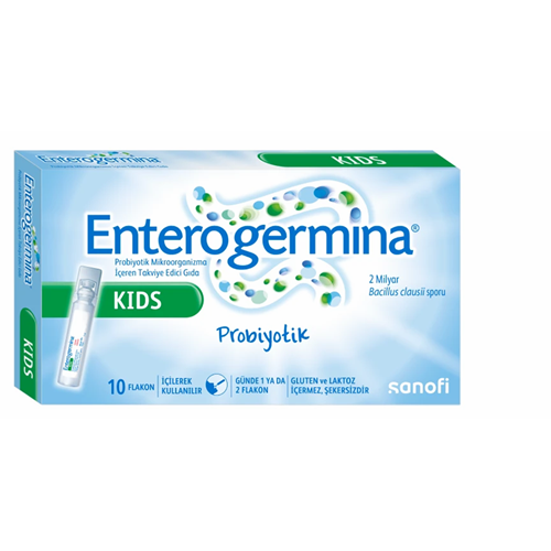 ENTEROGERMİNA KİDS PROBİYOTİK 5 ML 10 FLAKON