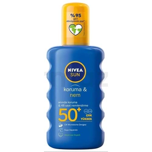 NIVEA SUN GUNES SPREYI KORUMA VE NEM SPF+50 200 ML