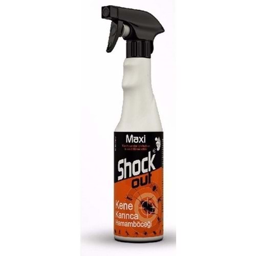 SHOCK OUT MAXİ KENE+KARINCA+HAMAMBÖCEĞİ 450 ML SPREY SU BAZLI