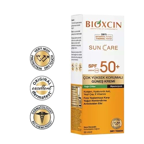 BİOXCIN GÜNEŞ KREMİ SUN CARE SPF5 ( YAĞLI CİLTLER İÇİN ) 50 ML