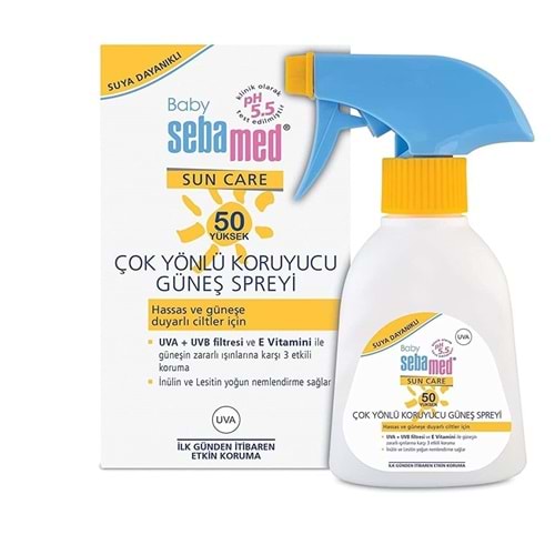 SEBAMED BABY SPF 50+ ÇOK YÖNLÜ GÜNEŞ KORUYUCU SPREY 200 ML ( ÇOCUK )