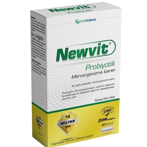 NEWVİT PROBİYOTİK 30 KAPSÜL
