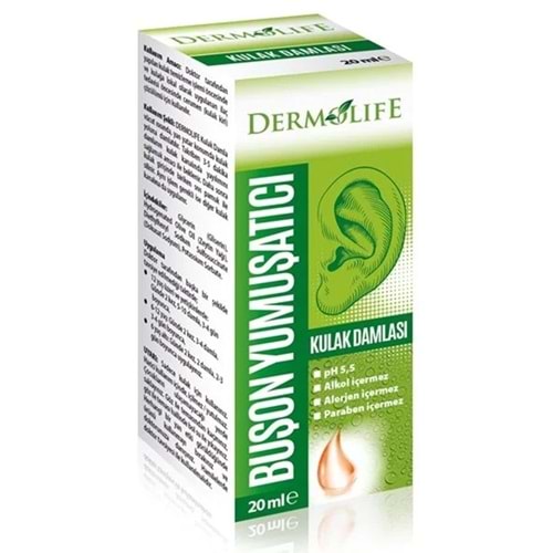 DERMOLİFE BUŞON YUMUŞATICI KULAK DAMLASI 20 ML