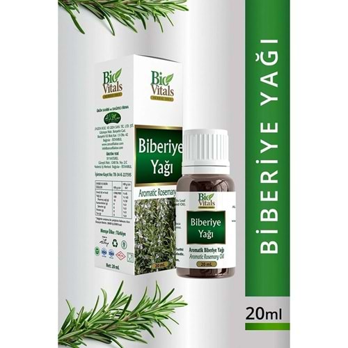 BİO VİTALS BİBERİYE YAĞI 20 ML