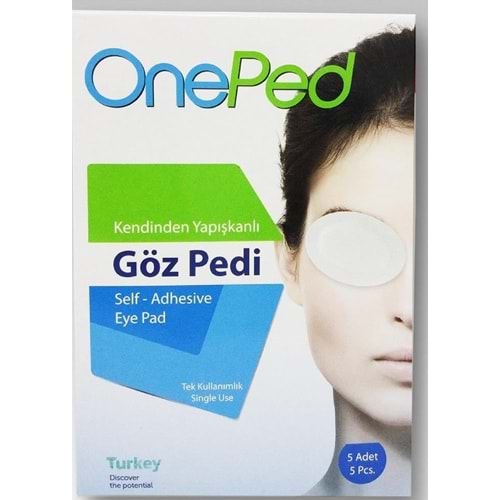 ONEPED YAPIŞKANLI YETİŞKİN GÖZ PEDİ 5 Lİ