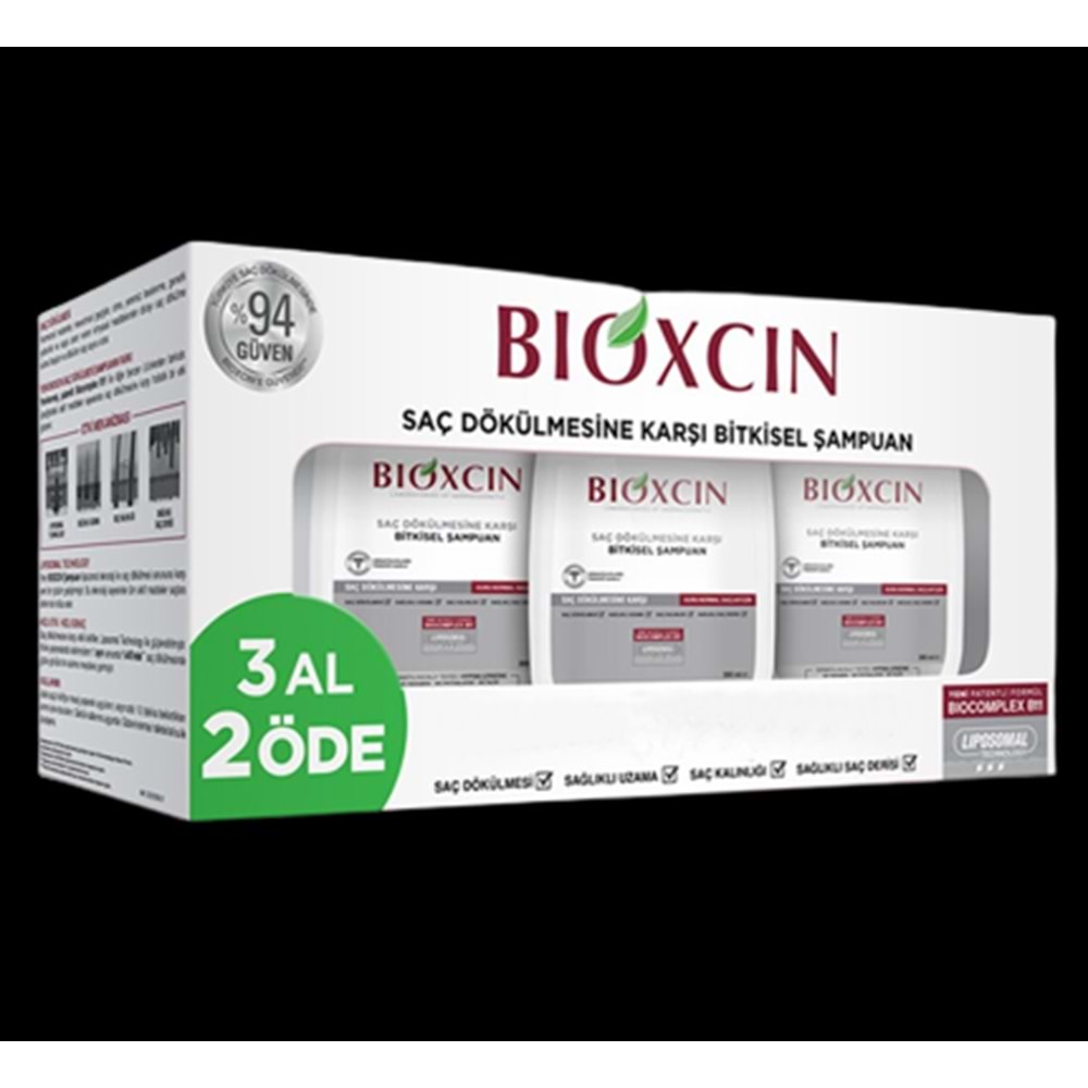 BİOXCIN GENESİS DÖKÜLME KARŞITI ŞAMPUAN 3 AL 2 ÖDE YAĞLI SAÇLAR İÇİN