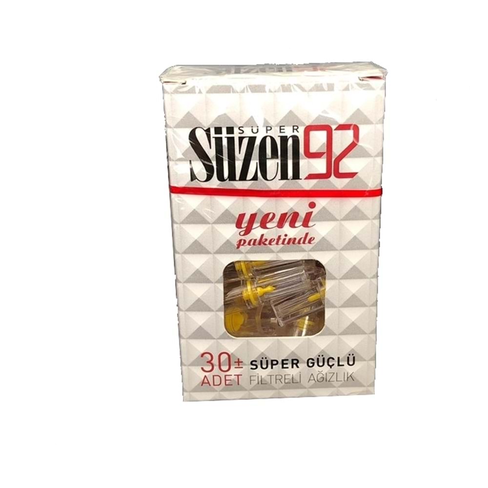 SUZEN 92 30 LU FILTRELI AGIZLIK