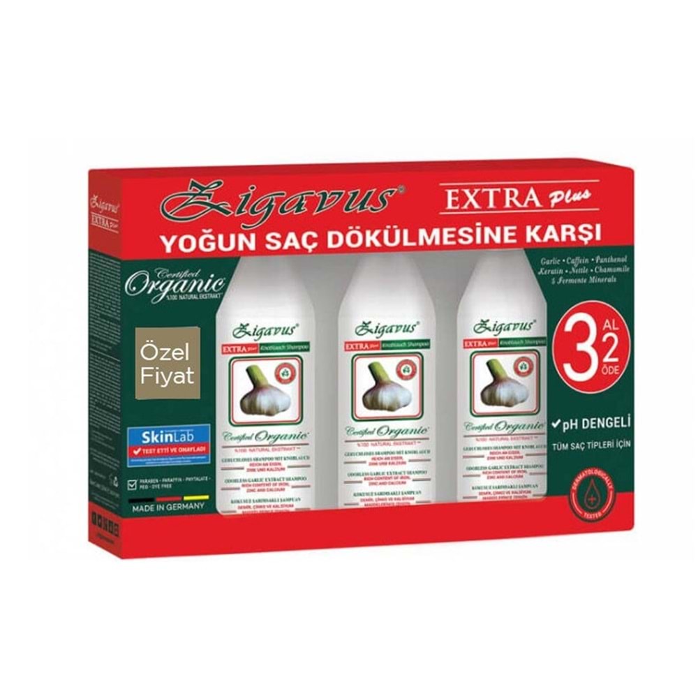 ZİGAVUS ŞAMPUAN SARIMSAKLI 3AL2ÖDE