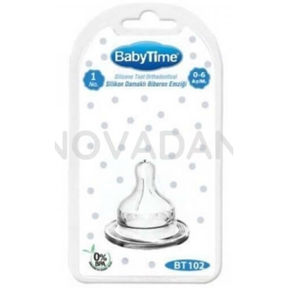 BT104 Silikon Geniş Ağız Biberon Emziği / N.3