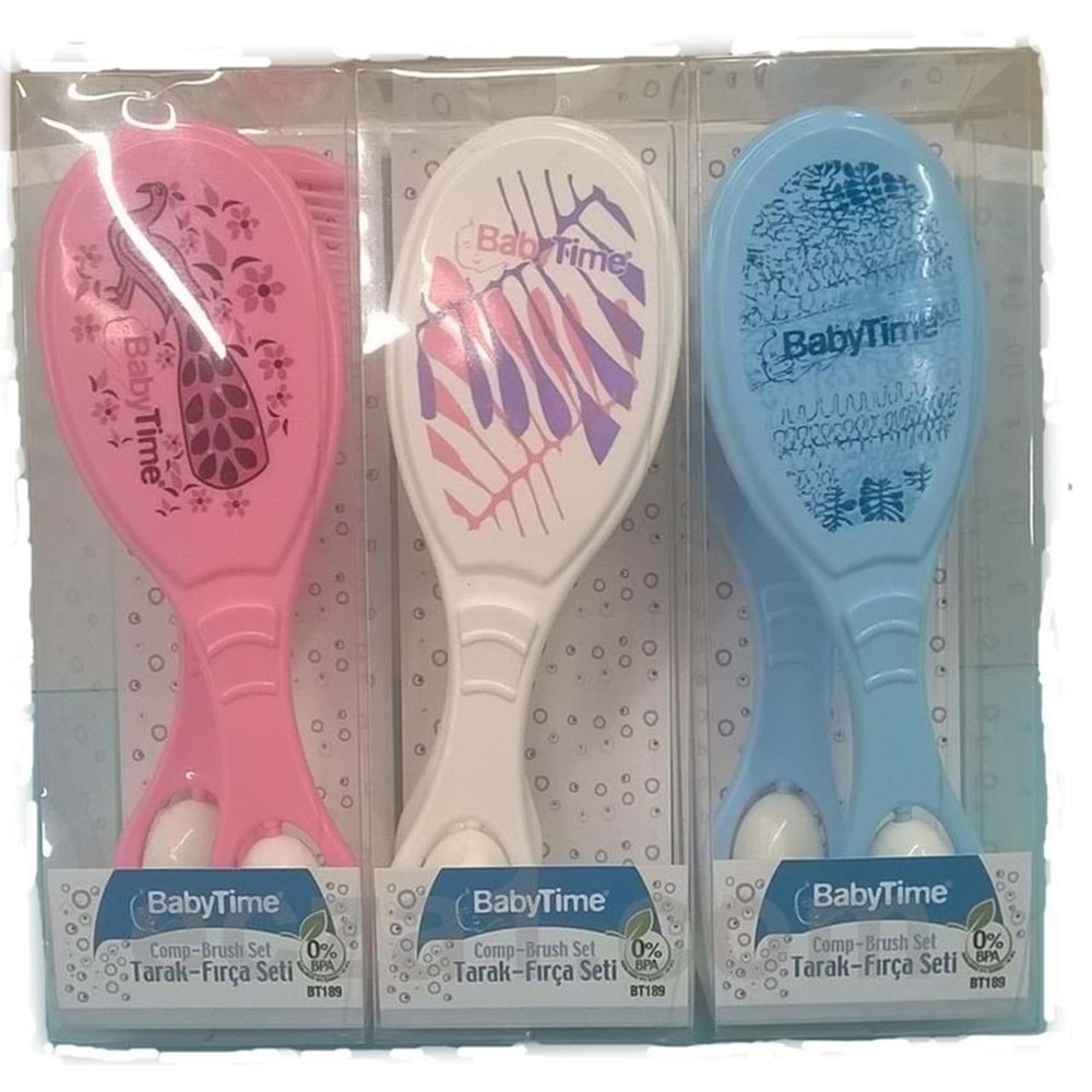 BT189 Bebe tarak fırça seti