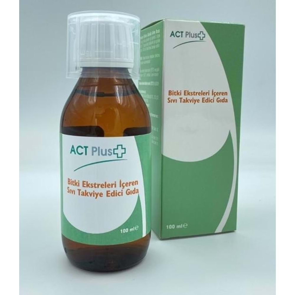 ACT PLUS BİTKİSEL ÖKSÜRÜK ŞURUBU 100 ML