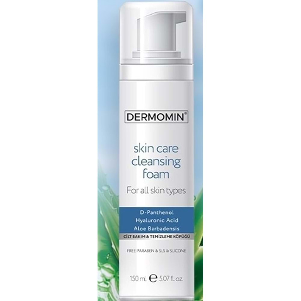 DERMOMİN CİLT BAKIM & TEMİZLEME KÖPÜĞÜ 150 ML