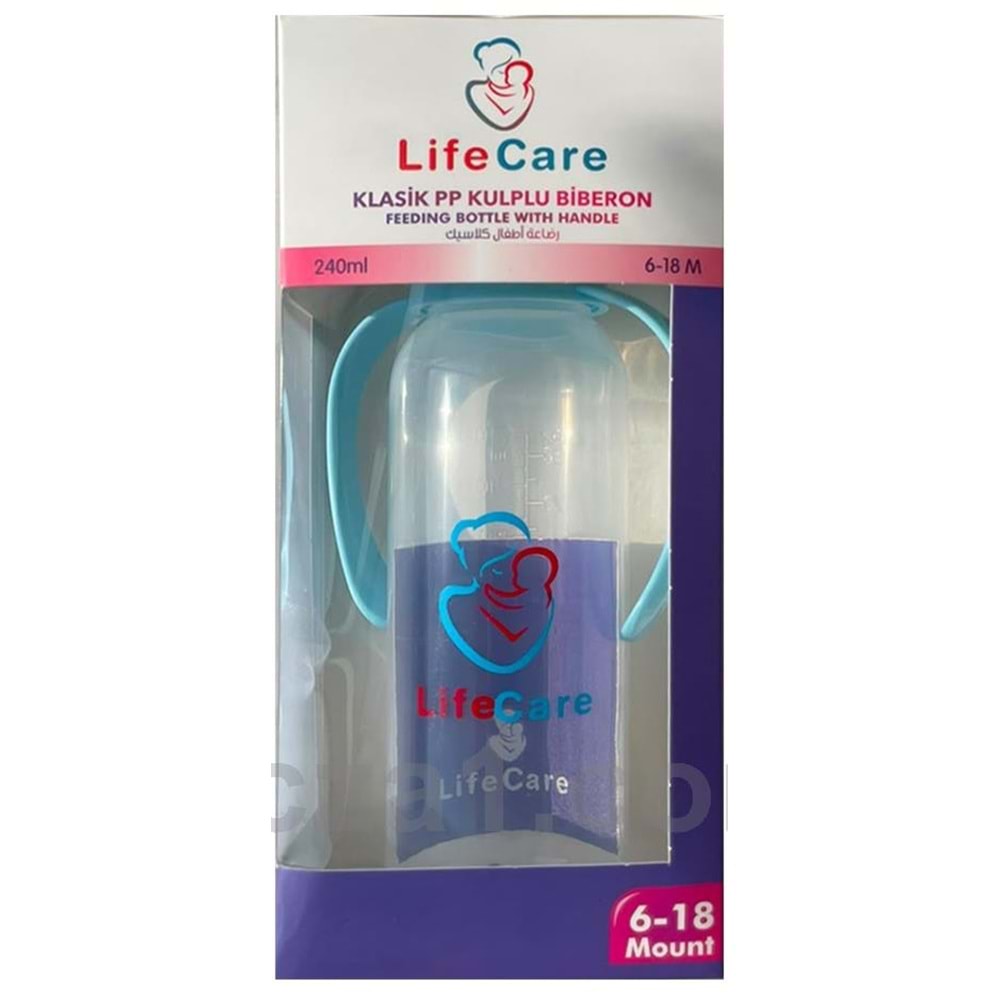 LİFE CARE PP BİBERON KULPLU 240 ML